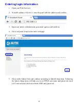 Preview for 5 page of Glitel GT-5802W Quick Installation Manual