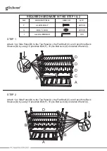 Preview for 4 page of GLITZHOME GH20105 Assembly Instruction Manual