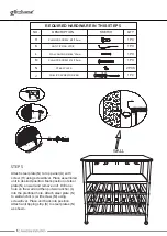 Preview for 6 page of GLITZHOME GH20105 Assembly Instruction Manual