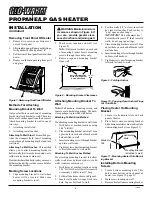 Preview for 8 page of Glo-warm FB-60BA Owner'S Operation And Installation Manual