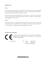 Preview for 3 page of Global 9 G12 Installation Manual