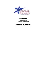 Предварительный просмотр 1 страницы Global American 2807616 User Manual