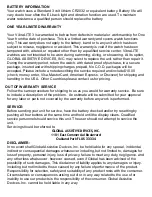 Preview for 6 page of GLOBAL ASSISTIVE DEVICES VibraLITE 3 Instruction Manual