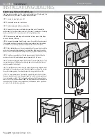 Preview for 22 page of Global Contract Diet Installation Manual