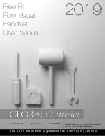 Global Contract Free Fit Flow Ease Handset User Manual предпросмотр