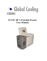 Preview for 1 page of Global Cooling ULT25 User Manual