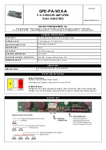 Global Fire Equipment GFE-PA-VOX-A Manual предпросмотр