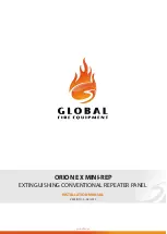 Global Fire Equipment ORION EX MINI-REP Installation Manual preview