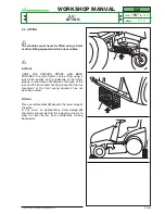 Preview for 8 page of Global garden products 92 hydro Workshop Manual