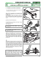 Preview for 20 page of Global garden products 92 hydro Workshop Manual