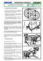 Preview for 18 page of Global garden products N 92 Hydro Series Workshop Manual