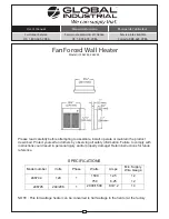 Global Industrial 246744 User Manual preview