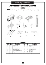 Preview for 4 page of Global Industrial 257272 User Manual