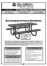 Preview for 4 page of Global Industrial 277152BL User Manual