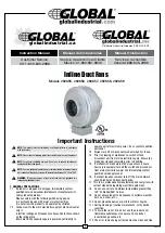 Preview for 1 page of Global Industrial 292655 Instruction Manual