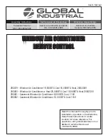 Global Industrial 293079 User Manual preview