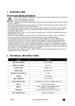 Preview for 3 page of Global Industrial 318503 Operation Manual