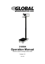 Global Industrial 318504 Operation Manual preview