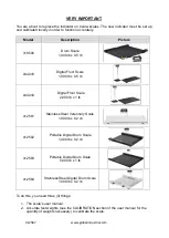 Preview for 2 page of Global Industrial 412587 Instruction Manual