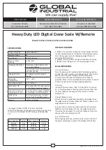 Global Industrial 412651 User Manual preview