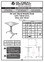 Preview for 1 page of Global Industrial 436968 User Manual