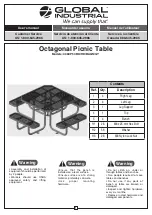 Global Industrial 436CP50 BK User Manual preview