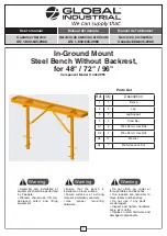 Preview for 1 page of Global Industrial 436CP55 User Manual