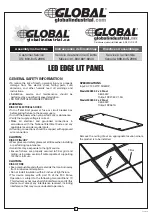 Global Industrial 500804 Assembly Instructions Manual предпросмотр