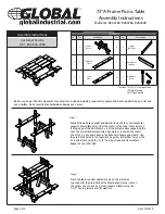 Global Industrial B264184 Assembly Instructions предпросмотр