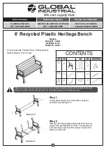 Preview for 1 page of Global Industrial B264201 User Manual