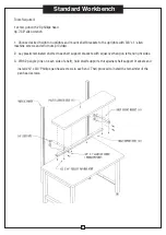 Предварительный просмотр 7 страницы Global Industrial Bench-In-A-Box B2334702 User Manual