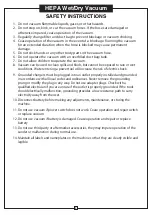 Preview for 2 page of Global Industrial HEPA 641808 User Manual