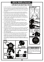 Preview for 4 page of Global Industrial HEPA 641808 User Manual