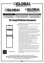 Preview for 1 page of Global Industrial Tri-Temp Instruction Manual