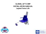 Preview for 22 page of global lift corp L325DIA Owner'S Manual