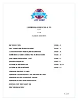 Preview for 2 page of Global Lift C-375 Series Owner'S Manual