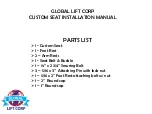 Preview for 41 page of Global Lift C-375 Series Owner'S Manual