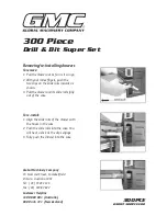 Preview for 1 page of Global Machinery Company 300 Piece Installation Manual