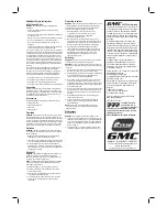 Preview for 2 page of Global Machinery Company DEC006PSI Manual