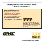 Preview for 12 page of Global Machinery Company REDEYE LJS500 Instruction Manual