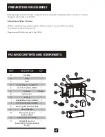 Предварительный просмотр 4 страницы GLOBAL OUTDOORS FP25006 Assembly And Care Instructions