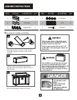 Предварительный просмотр 8 страницы GLOBAL OUTDOORS FP25006 Assembly And Care Instructions