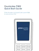 Global Payments Countertop P400 Quick Start Manual preview