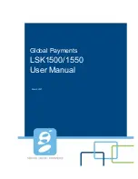 Global Payments LSK1500 User Manual preview