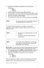 Preview for 21 page of Global Payments VX 820 Duet Quick Reference Manual