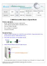 Предварительный просмотр 1 страницы Global Solutions Delta VFD-C2000 Quick Start Manual