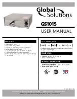 Global Solutions GS1015 User Manual предпросмотр