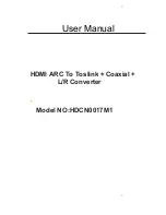 Global Sources HDCN0017M1 User Manual предпросмотр