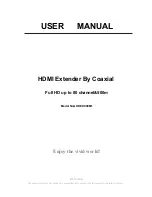 Global Sources HDEX009M1 User Manual предпросмотр