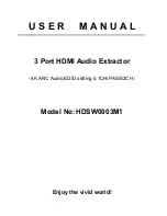 Предварительный просмотр 1 страницы Global Sources HDSW0003M1 User Manual